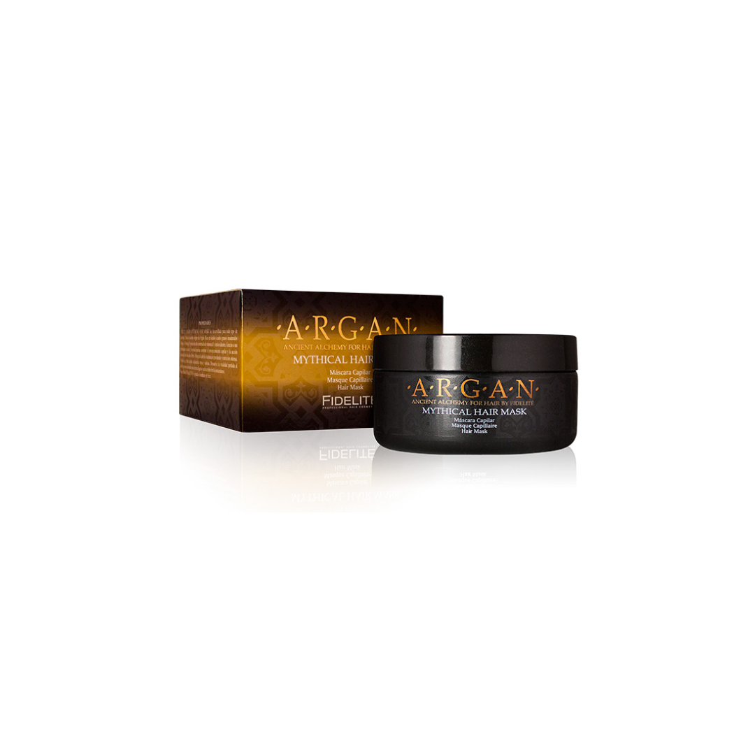 Máscara capilar Argán 250ml para nutrición intensa y brillo inmediato