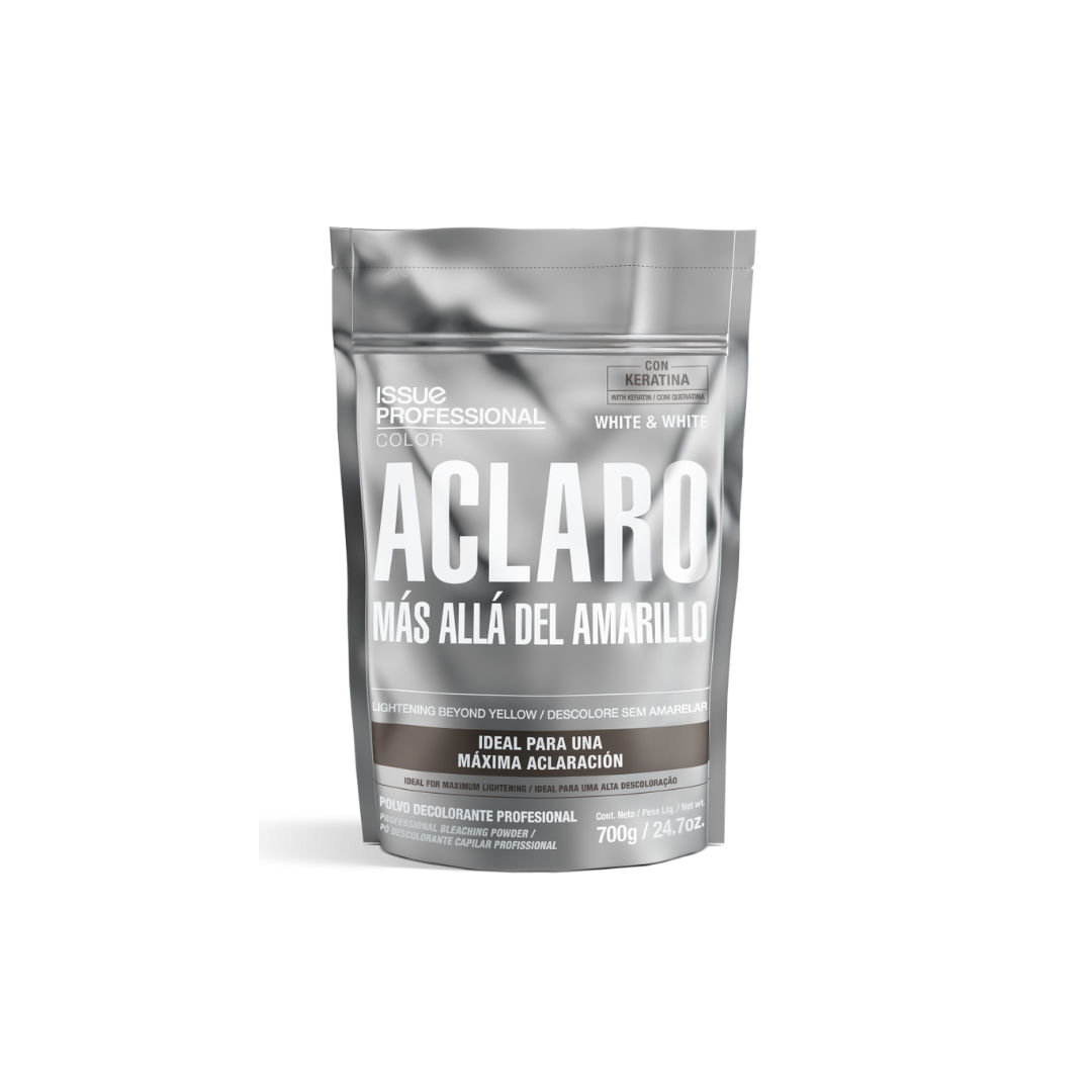 Polvo Decolorante White & White – Máxima Aclaración Anti-Yellow polvo decolorante white & white máxima aclaración con keratina