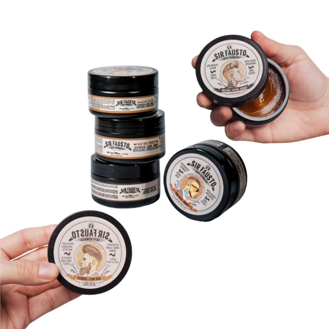 Pomada Cera Sir Fausto para Barbería 50 g y 100 g