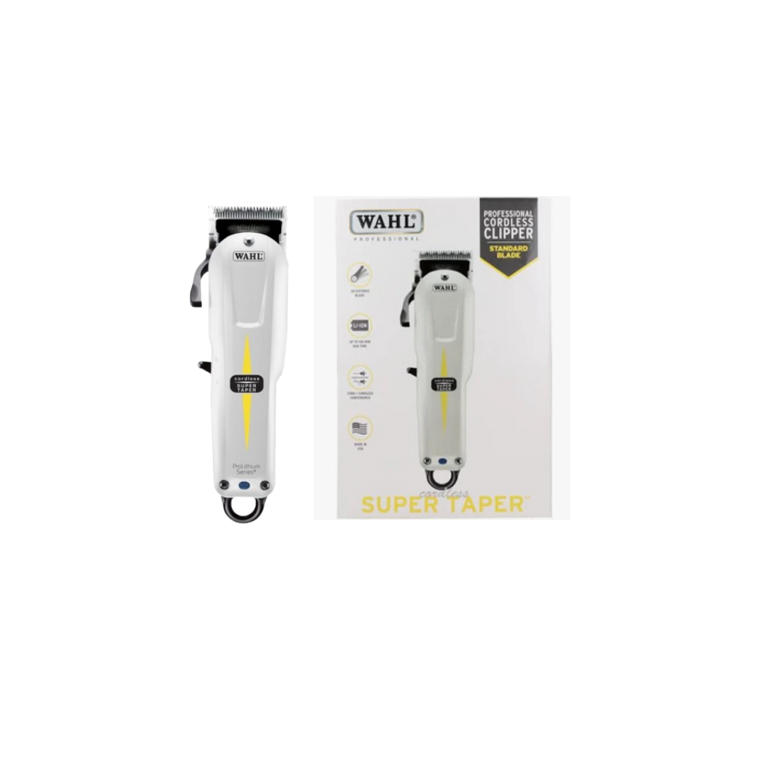 Cortadora Wahl Super Taper Cordless inalámbrica profesional con batería de iones de litio