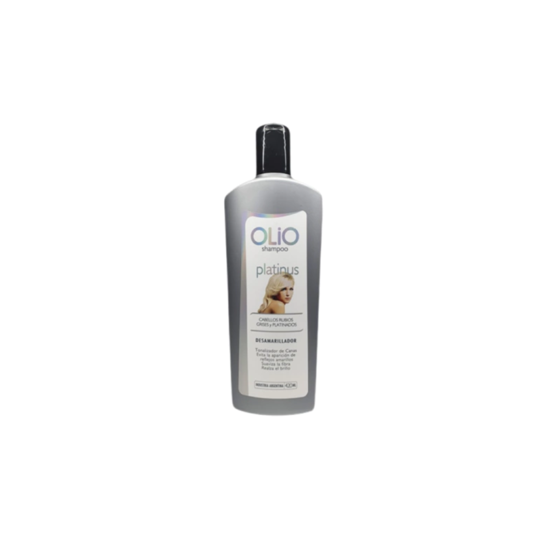 shampoo desamarillador platinado olio platinus